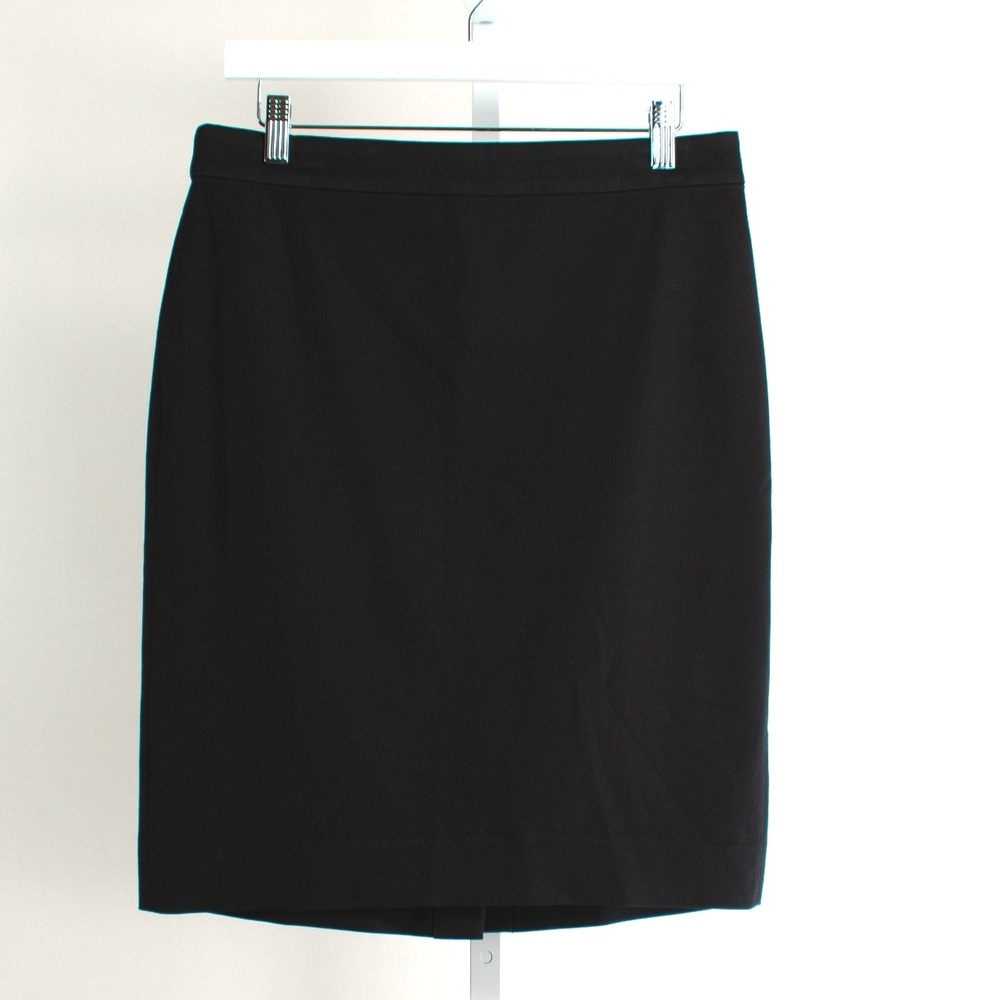 J Crew Black Pencil Skirt Womens Size 8T‎ Career Business Office Wear Tall
